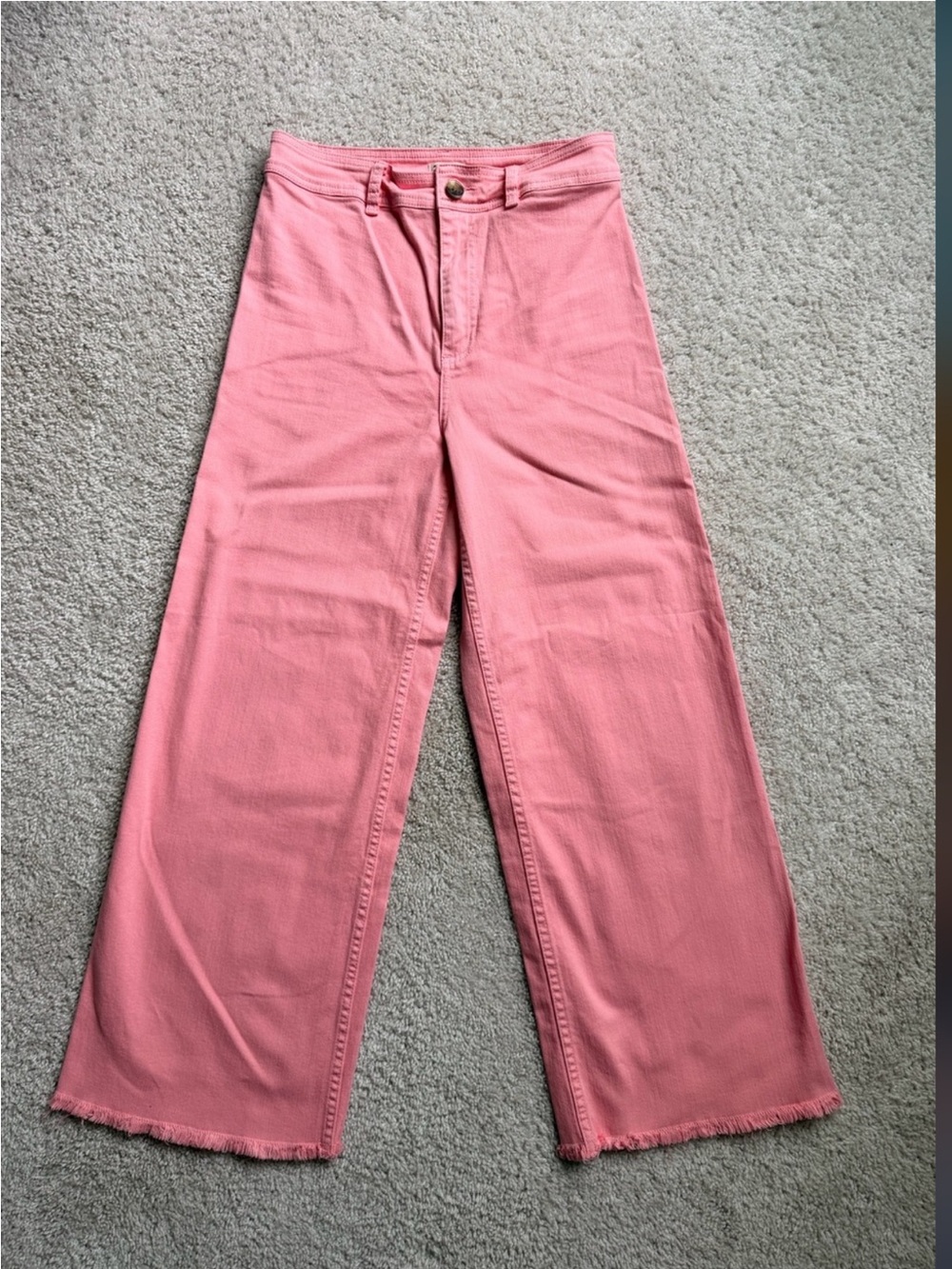 Women's Pink Wide-Leg Pants